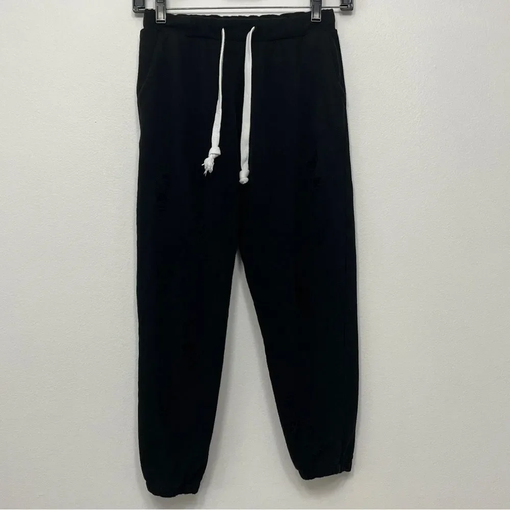 Katie J NYC Tween Reggie Sweats Black Size XS